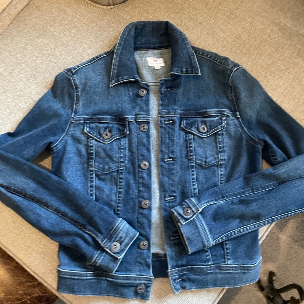 AG Adriano Goldschmied Blue Denim Jacket